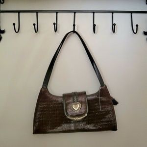 Brighton Leather Bag Brown & Black